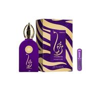 Thuraya Mauve Eau de parfum 100 ml, parfum arabe féminin longue durée, avec atomiseur rechargeable, parfum floral et frais avec notes de bergamote, lavande et vanille (Thuraya Mauve)