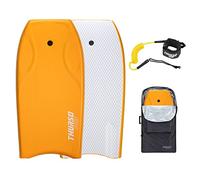 Thurso Surf 106,7 cm léger Bodyboard Comprend Pro double pivotant Bodyboard Laisse et Lux Bodyboard Sac. EPO Core en polyéthylène à haute densité Slick en bas, du pont de Ixpe. Azure et Sky, mandarine