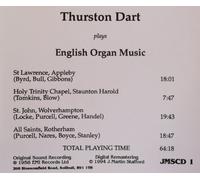 Thurston Dart Plays English Organ Music [UK Import]