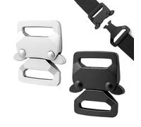 THXFUNAREA 2 Pcs Paracord Bracelet Clip,Attache Bracelet,Fermoir Bracelet,Fermoir à Clip en Métal Survival Bracelet Fermoirs pour DIY Faire Paracord Bracelets,Accessoires D'Artisanat