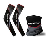 THXFUNAREA 2 Pièces Cache Cou pour Homme et Femme Tour de Cou Elastique Multi-Usage Unisexe Bandeau Cache Cou Tubulaire D'hiver Séchage Rapide Tour de Cou pour Ski Course Moto Vélo
