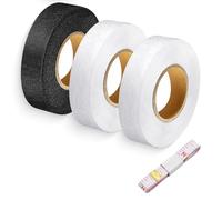 THXFUNAREA 3PCS Bande Thermocollante Vetement 20 MM,Ourlet Thermocollant Couture Pantalon,Ourlet Facile Sans Couture,Ruban Thermocollant pour Ourlet Rideaux,Bande d'Ourlet pour Assembler des Tissus