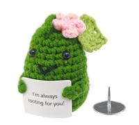 THXFUNAREA Cadeau Original & Inspirant, Cornichon Positive, Cadeau Femme Homme Couple Ado Collègue,Patate Positive Cadeaux Noël Anniversaire Cadeau Cadeaux De Bénédiction idee cadeau femme