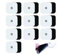 THXFUNAREA electrodes tens 20 pcs d’électrodes pour les appareils Tens de Sanitas et Beurer, tens électrodes avec connexion à bouton-pression de 3,5 mm