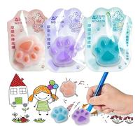 THXFUNAREA Lot de 3 gommes à effacer en caoutchouc pour stylo gel effaçable, GCaoutchouc en silicone pour effacer l'encre thermique