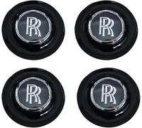 THXGFW 4 pièces Auto Cache Moyeux pour Rolls Royce Phantom VIII 2013-2022,Poussière Roue Centre de Jante Capuchons Accessoires de Voiture étanche et Antirouille,A