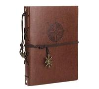 ThxMadam Scrapbook Album Photo en Cuir Livre d'or de Mariage Mémoire Bricolage avec 60 Pages Noires Cadeau pour Saint-Valentin Anniversaire Noël Voyage Mariage pour Épouse Mère Fille Petite Amie