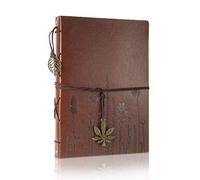 ThxMadam Scrapbook Album Photo en Cuir Livre d'or de Mariage Mémoire Bricolage avec 60 Pages Noires Cadeau pour Saint-Valentin Anniversaire Noël Voyage Mariage pour Épouse Mère Fille Petite Amie