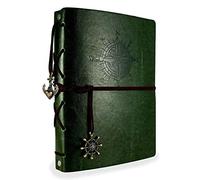 ThxMadam Scrapbook Album Photo en Cuir Livre d'or de Mariage Mémoire Bricolage avec 60 Pages Noires Cadeau pour Saint-Valentin Anniversaire Noël Voyage Mariage pour Épouse Mère Fille Petite Amie