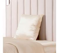THXSILK Housse de coussin 25 Momme en soie pour les cheveux et la peau - Housse de coussin en soie de mûrier - Hypoallergénique avec fermeture éclair dissimulée - Soie pure des deux côtés