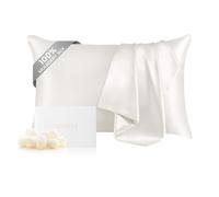 THXSILK Taie d'oreiller 100% Pure Soie de mûrier pour Les Cheveux et la Peau, taie d'oreiller en Soie de qualité 6A, taie d'oreiller en Soie véritable avec Fermeture éclair, Anti-âge et sans acné