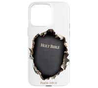 Thy Word Have I Hid in Mine Heart - Psalm 119:11 Bible Faith Coque pour iPhone 15 Pro Max