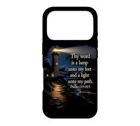 Thy Word is a Lamp Unto My Feet - Psalm 119:10 Faith Verse Coque pour iPhone 17 Pro