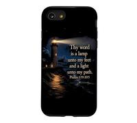 Thy Word is a Lamp Unto My Feet - Psalm 119:10 Faith Verse Coque pour iPhone SE (2020) / 7/8