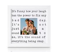 THYGIFTREE Cadeau attentionné pour femme, petite amie, de la part d'un mari, cadre photo romantique pour anniversaire, Saint-Valentin, cadeau sentimental « I Love You » pour elle