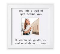THYGIFTREE Cadeau de condoléances pour la perte de maman et épouse - Cadre photo commémoratif pour la perte de votre meilleure amie - Cadeau de deuil inspirant - Décoration de souvenir chaleureuse