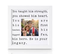 THYGIFTREE Cadeau sentimental pour maman de la part de son fils, mari, fête des mères, anniversaire, cadre photo souvenir pour garçon, maman, cadeau pour nouvelle mère, cadeaux de Noël pour maman qui