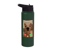 Thylacine Calling Funny Animal Phone Call Meme Stainless Steel Insulated Water Bottle