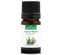 THYM À THYMOL BIO - 5mL - Huile Essentielle de Qualité Premium - 100% Pure, Naturelle, Garantie ChromaCert - Chémotypée et Intégrale - La Compagnie des Sens