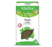 THYM FEUILLES Boite de 50gr | Plantes en Vrac | Le Thym Procure une Influence Apaisante sur les Voies Respiratoires | À déguster en infusion, en décoction ou macération | VITAFLOR
