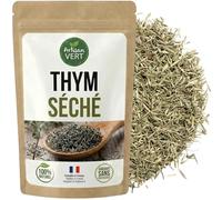 Thym séché entier - 100g Plante thym séché, arômate - idéal pour Infusions, Plats, Vinaigrettes, Desserts, Marinades viande