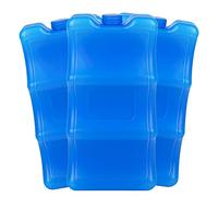 Thymart Lot de 3 grands blocs de glace en plastique bleu, 21,6 x 12,7 x 5,1 cm, tapis de refroidissement ondulé pour canettes et bouteilles