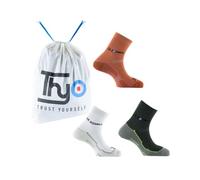 Thyo - Lot de 3 paires de socquettes assorties New Double® Club - couleur - Assorti - Pointure - 41-42