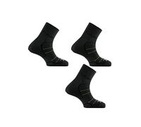 Thyo - Lot de 3 paires de socquettes Double couleur - Anthracite - Pointure - 41-42