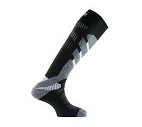 Thyo - Mi-bas ski MASTER 6 en polyamide et laine mérinos - couleur - Noir blanc - Pointure - 38-40