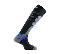 Thyo - Mi-bas ski MASTER 6 en polyamide et laine mérinos - couleur - Noir bleu - Pointure - 35-37