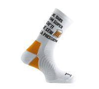 Thyo - Mi-chaussette run humoristique 'Je gère la pression' - couleur - Blanc - Pointure - 41-43