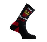 Thyo - Mi-chaussette run 'Quand t'es ch'ti, c'est pour la vie' - couleur - Noir - Pointure - 41-43