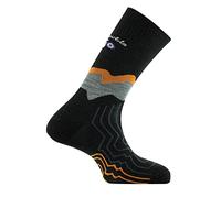 Thyo - Mi-chaussettes La Double® en fils recyclés et laine - couleur - Noir - Pointure - 43-44