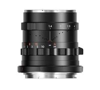 Thypoch Simera Objectif de photographie plein cadre 28 mm f1.4 pour monture Canon RF - Argent (Noir)