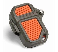 Thyrm PyroVault 2.0 Briquet armure compatible avec inserts Zippo, pour protection, moins d'évaporation et de conservation, fabriqué aux États-Unis (Woodland Hunter (Olive Drab + Rescue Orange))