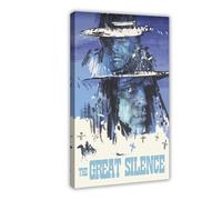 THYTJSZ Il Grande Silenzio Poster sur toile pour décoration de chambre à coucher, bureau, chambre, cadeau 60 x 90 cm