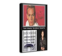 THYTJSZ Poster Jason Donovan sur toile pour décoration de chambre à coucher, bureau, chambre, cadeau (60 x 90 cm)