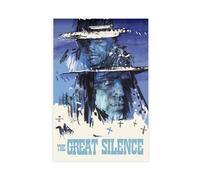 THYTJSZ Poster sur toile Il Grande Silenzio - Décoration pour chambre à coucher, bureau, chambre - Cadeau - 20 x 30 cm