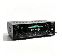 THYXGS Amplificateur audio stéréo 7.1 canaux, Bluetooth 6.0, HiFi, 3000 W, avec télécommande et entrée pour DVD/CD/AUX, idéal pour haut-parleurs domestiques et karaoké