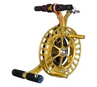 THYXGS Enrouleur De Cerf-Volant De 25,9 Cm, Enrouleur De Corde De Cerf-Volant, Guide De Ligne Tout Autour, avec Frein À Disque Et Dispositif Anti-Retour, Largeur De Rainure 3,5 Cm/Profondeur 4 Cm