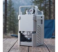THYXGS Machine À Expresso Pneumatique Portable 9 Bars, Sans Préchauffage, Compatible Porte-filtre 58 Mm ; Équipée D'un Thermomètre, D'un Manomètre Et D'une Soupape De Réduction De Pression