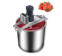THYXGS Mixeur sur Socle Automatique 50 X 50 Cm, en Acier Inoxydable, 50 À 75 Kg, avec Double Pale, pour Fondue, Assaisonnement, Soupe, Sauce, Aliments