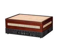 THYXGS Torréfacteur Électrique pour Thé, Capacité 1-2 Kg, Diffusion D'arômes, Commandes Tactiles, Minuterie 1-24 H, Température Réglable en Continu De 0 À 150 °C, pour Les Noix Et Les Fruits Secs