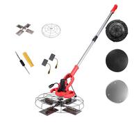 THYXGS Truelle Électrique Autoportée, Polisseuse Murale 2800 W, 6 Vitesses Variables, Disque De Ponçage Auto-adhésif De 38 Cm, Vitesse De 80 À 280 TR/Min, pour Béton Et Mortier De Ciment