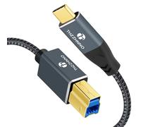 Thzzhnno Câble 3.0 D'imprimante USB B vers USB C 2M, 5Gbps USB Type C vers Type B pour Station D'accueil Scanner de Disques durs Externes
