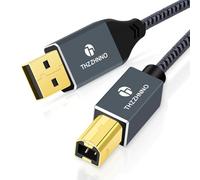 Thzzhnno Câble imprimante USB A vers USB B 3M, Fiche USB 2.0 Type A vers fiche B Pour HP, Dell, Epson, Xerox, Lexmark, Brother, Canon, Samsung, piano et plus encore