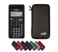 TI-30X Pro MathPrint avec Housse de Protection WYNGS Incluse Noir - Calculatrice Scientifique - Pack de Base