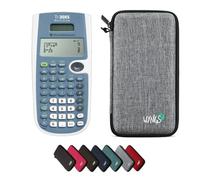 TI-30XS MultiView avec Housse de Protection WYNGS Incluse Gris Clair - Calculatrice Scientifique - Pack de Base