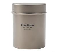 Ti Artisan Titanium Ti Artisan Boîte à thé en titane sablé 280 ml