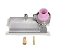 Ti - Bouclier de soudage en alliage TIG à angle droit de 90 degrés avec buse de gaz de 0,6 cm pour un meilleur flux laminaire - Maille de diffusion multicouche compatible avec soudage plasma Tig Gtaw